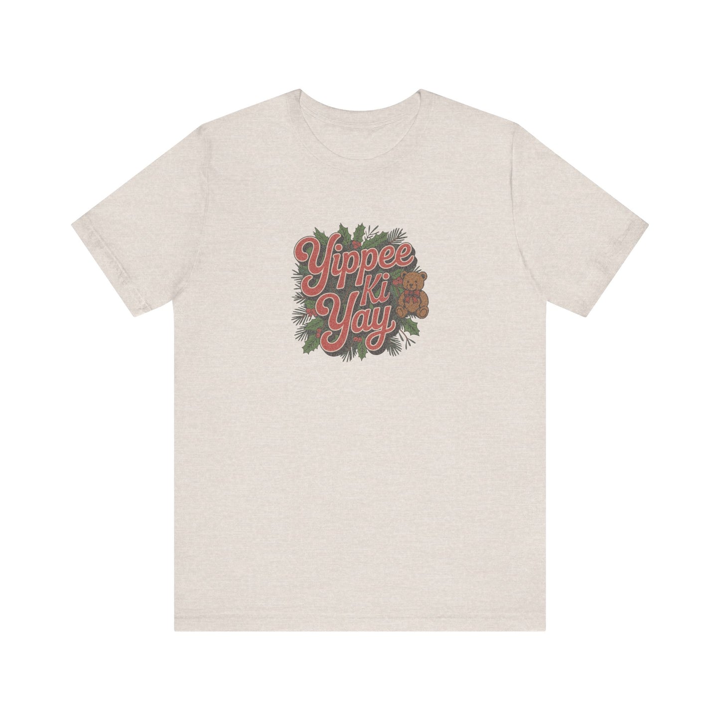 Yippee Ki Yay — Die Hard Retro Christmas Tee (Light)