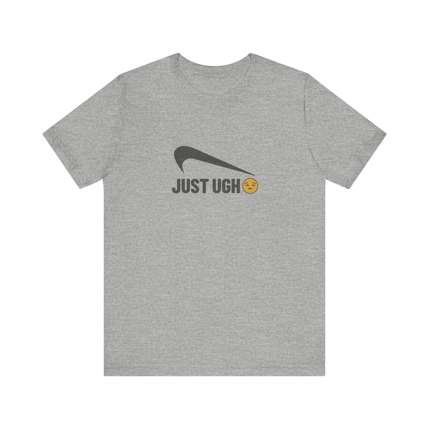 Just Ugh 😒 Athletic Parody — Retro Workout Tee (Light)