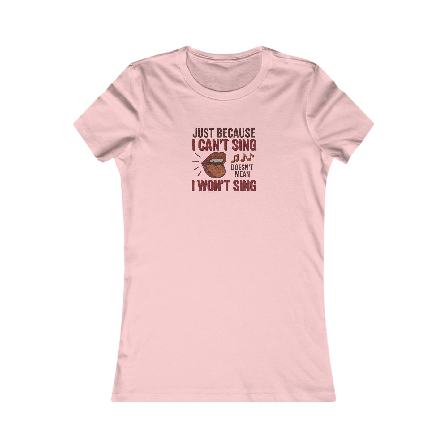 Sing Like Nobody’s Listening — Retro Women's Tee (Light)