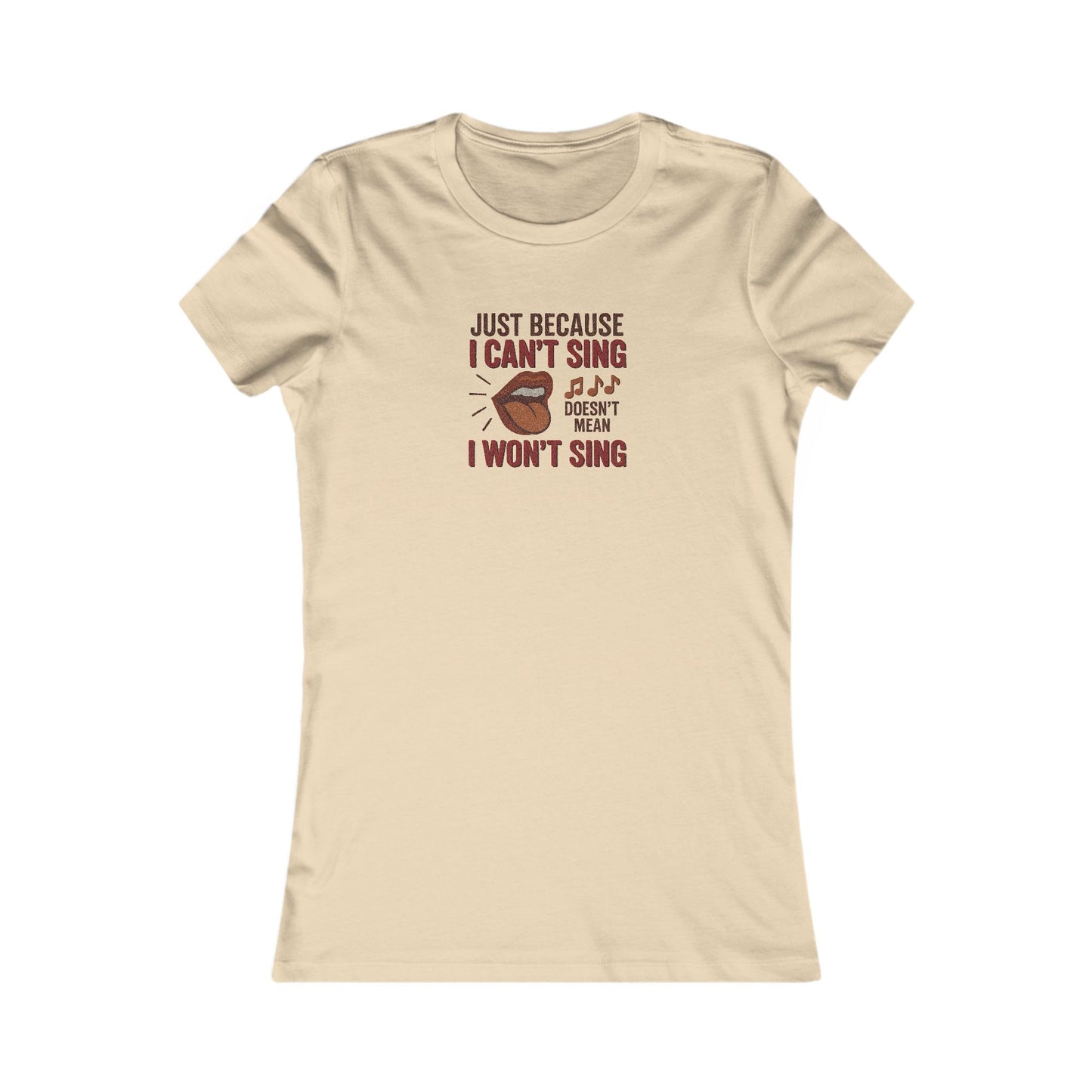 Sing Like Nobody’s Listening — Retro Women's Tee (Light)