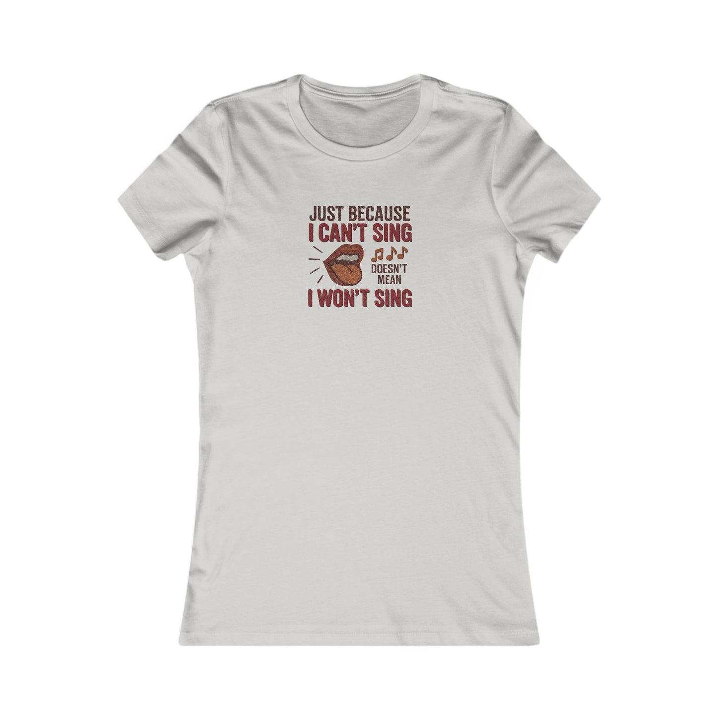 Sing Like Nobody’s Listening — Retro Women's Tee (Light)