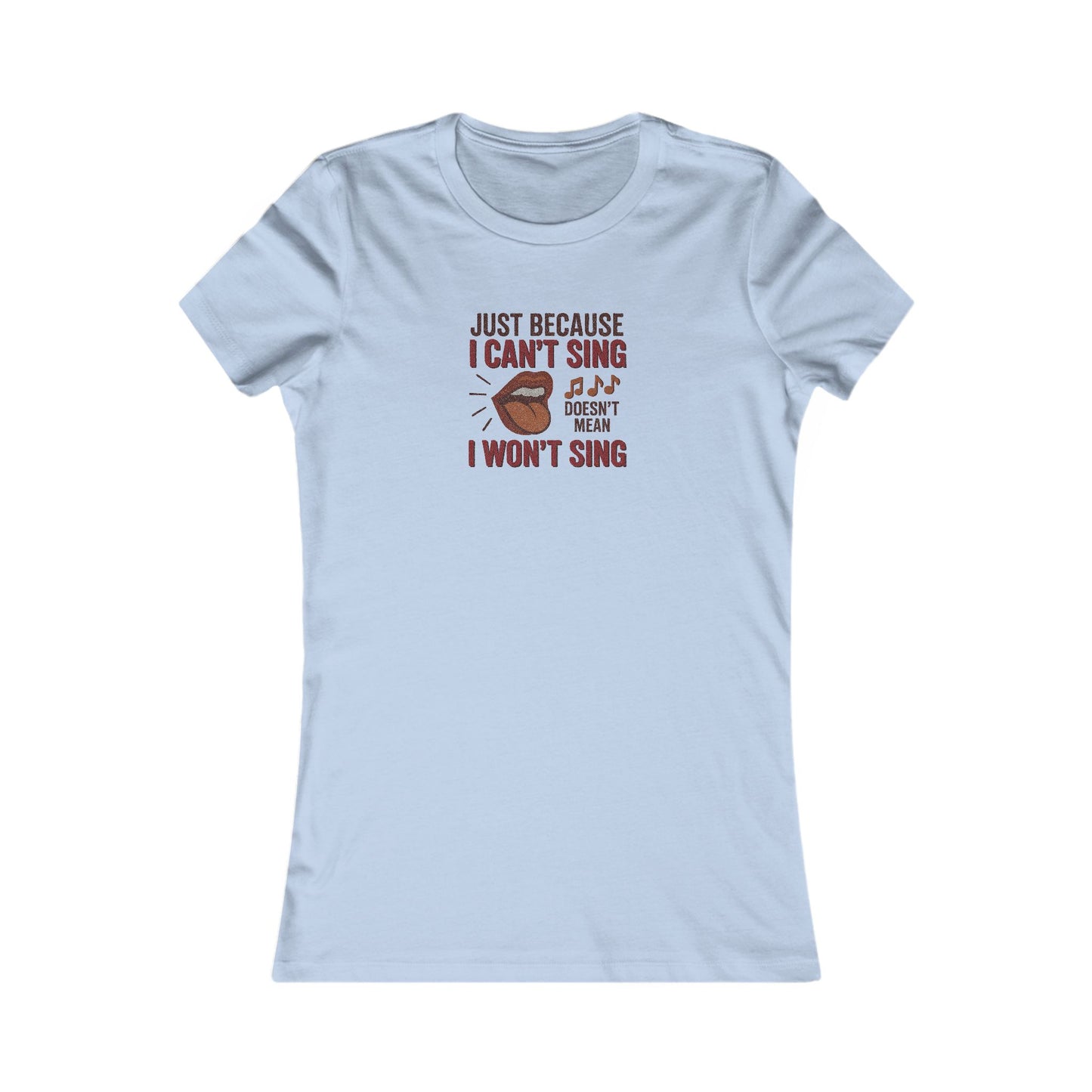 Sing Like Nobody’s Listening — Retro Women's Tee (Light)