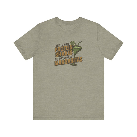 Protein Shakes (Oops, All Margaritas) — Retro Tee (Light)