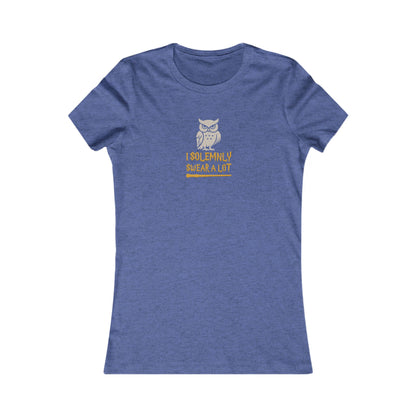 I Solemnly Swear a Lot — Harry Potter Retro Women's Tee (Dark)