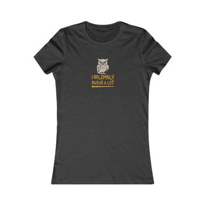 I Solemnly Swear a Lot — Harry Potter Retro Women's Tee (Dark)