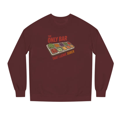 The Only Bar That I Leave Sober – Salad Bar Retro Sweatshirt (Dark)