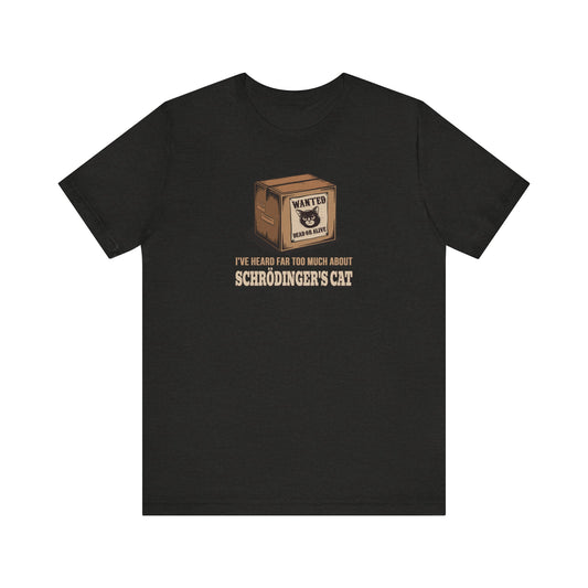 Schrödinger’s Cat — Big Bang Theory Retro Tee (Dark)