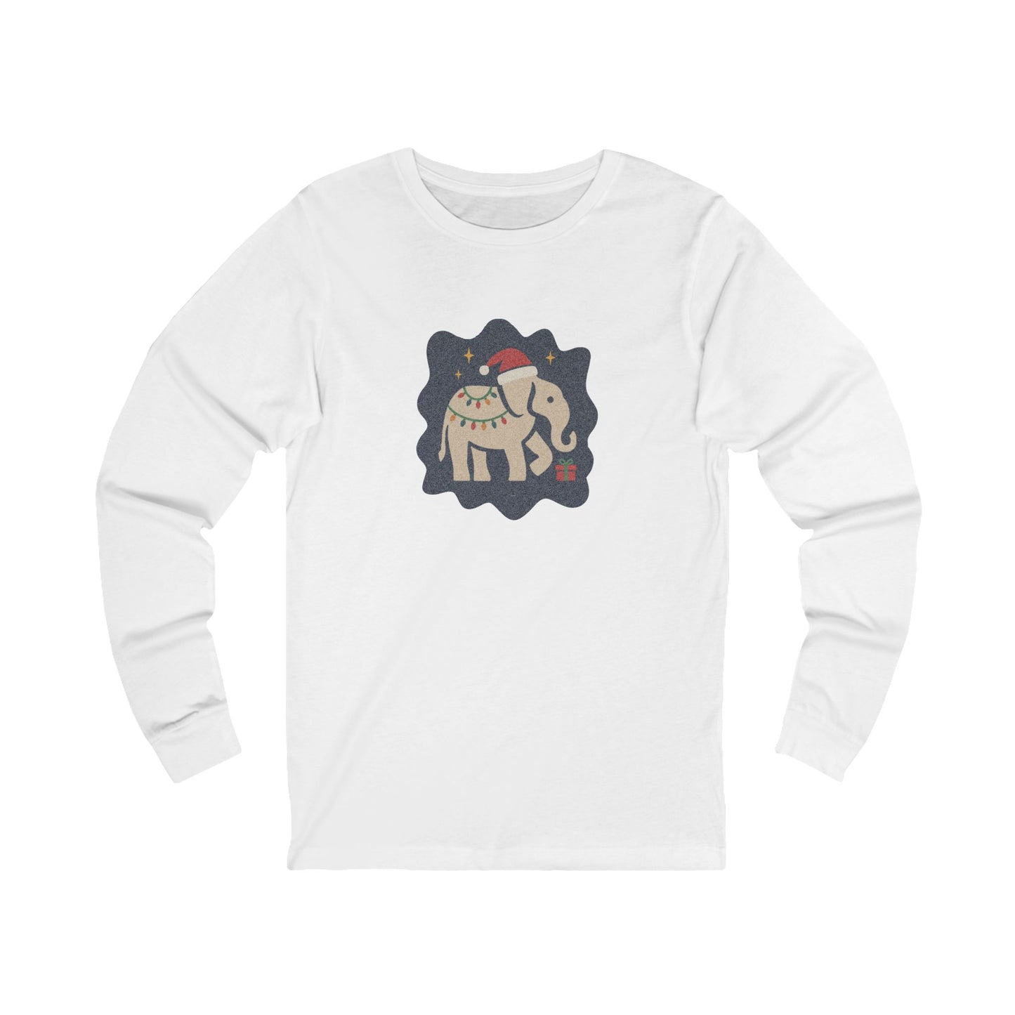 White Elephant Season — Retro Christmas Long Sleeve (Light)