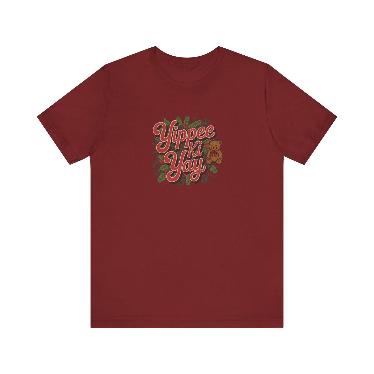 Yippee Ki Yay — Die Hard Retro Christmas Tee (Dark)