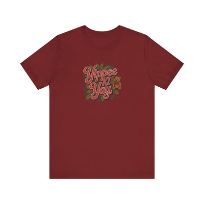 Yippee Ki Yay — Die Hard Retro Christmas Tee (Dark)
