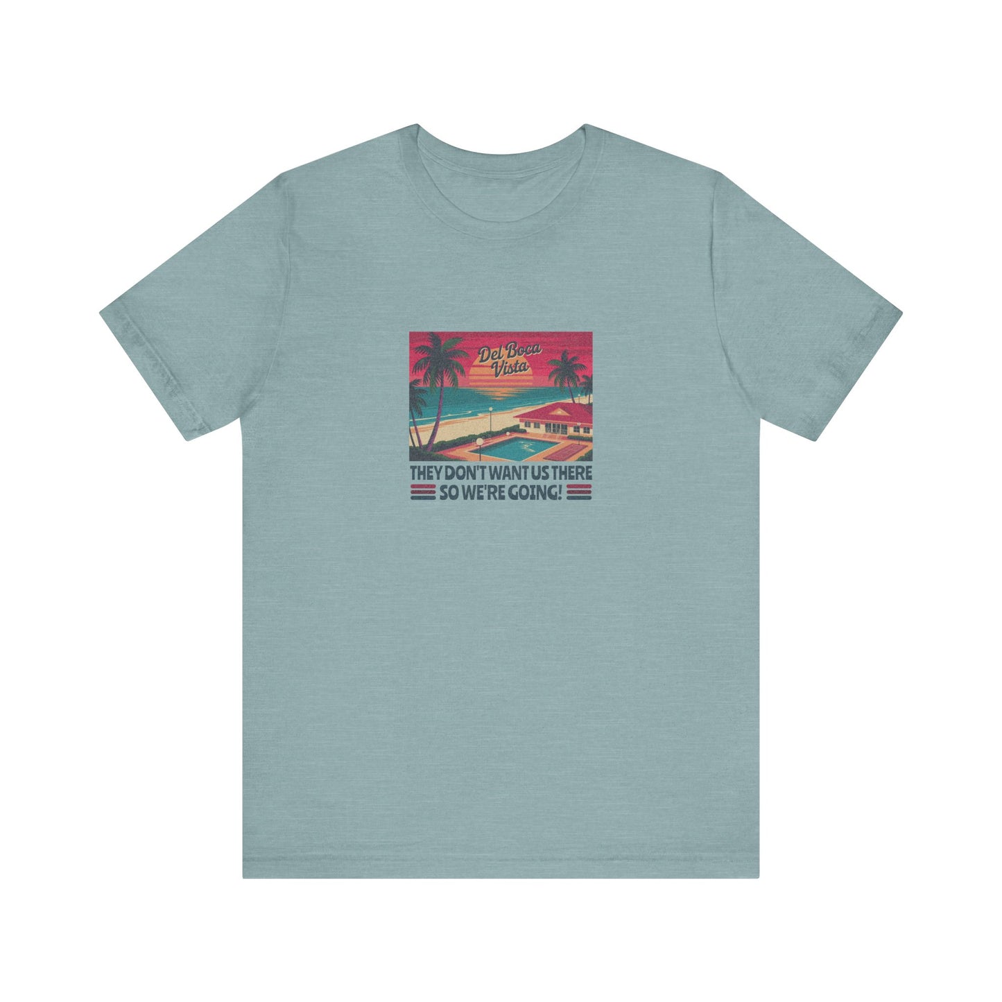 Del Boca Vista (We’re Going!) — Seinfeld Retro Tee (Light)
