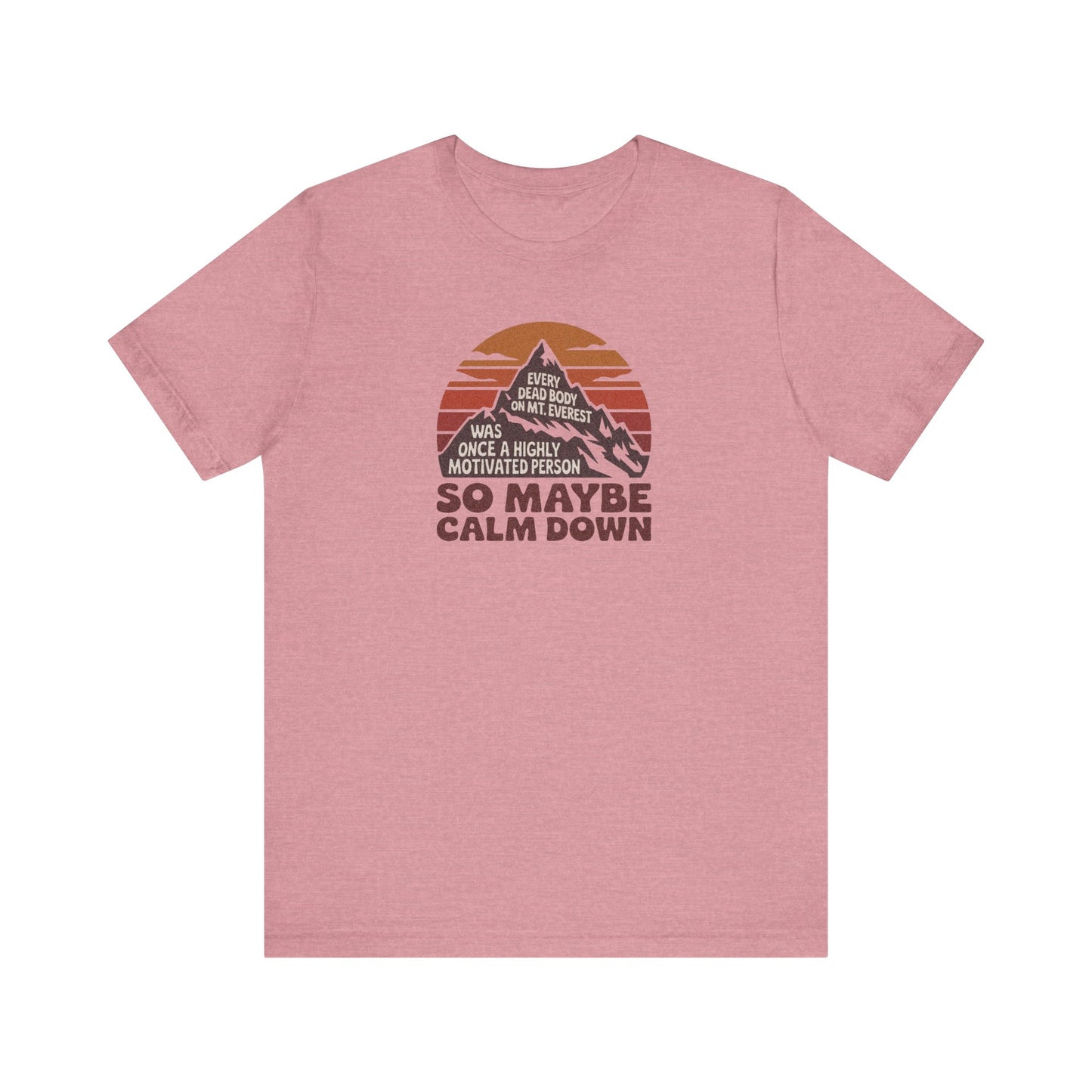Everything in Moderation (Especially Fitness) – Mount Everest Retro Tee (Light)