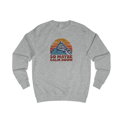 Everything in Moderation (Especially Fitness) – Mount Everest Retro Sweatshirt (Light)