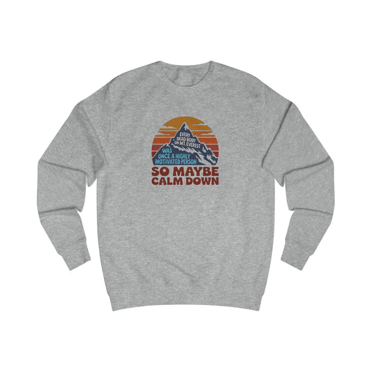 Everything in Moderation (Especially Fitness) – Mount Everest Retro Sweatshirt (Light)