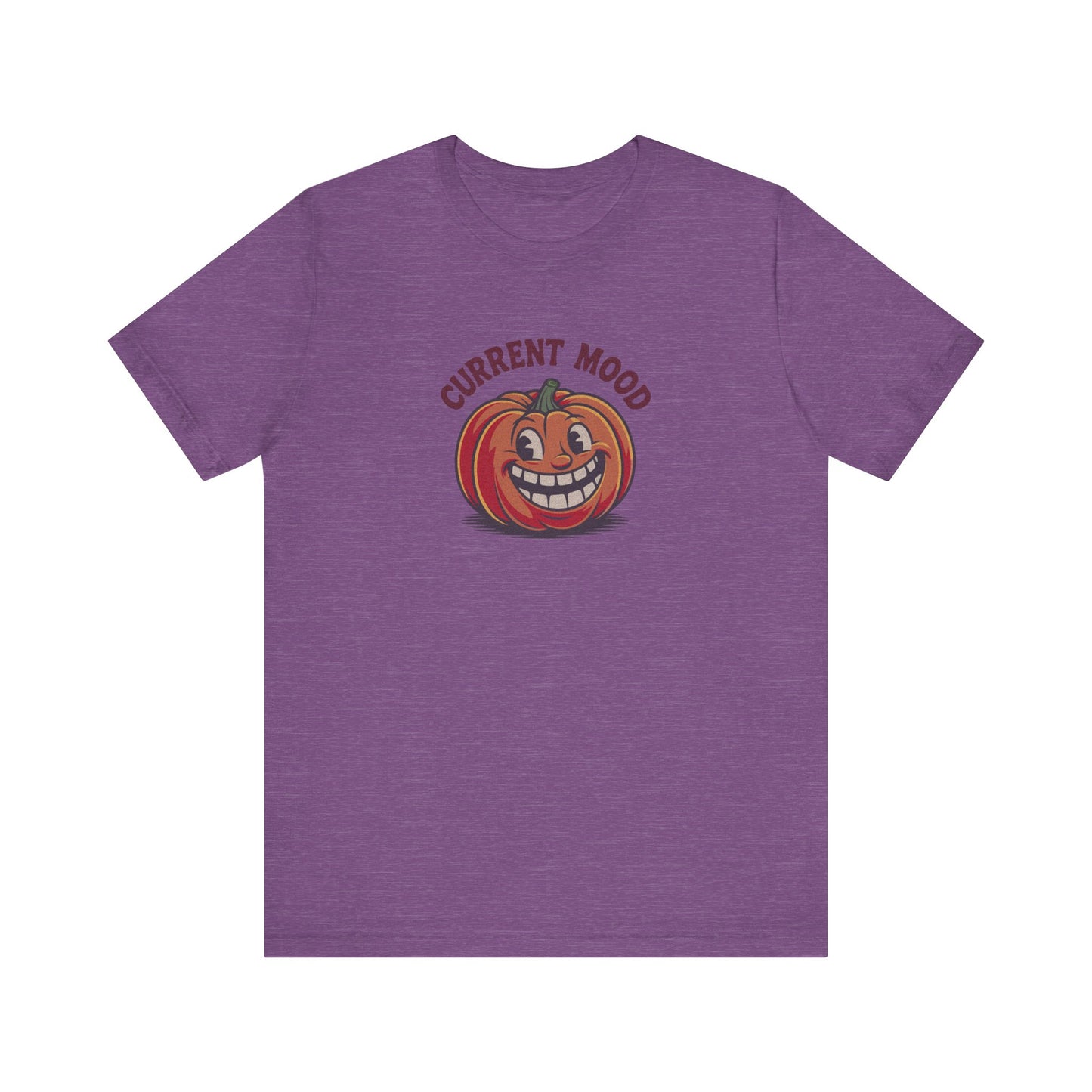 Current Mood (Toothy Jack) — Retro Halloween Tee (Light)