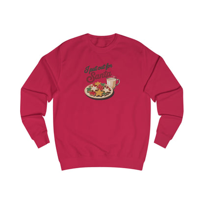 I Put Out for Santa — Retro Christmas Cookies Sweatshirt (Light)