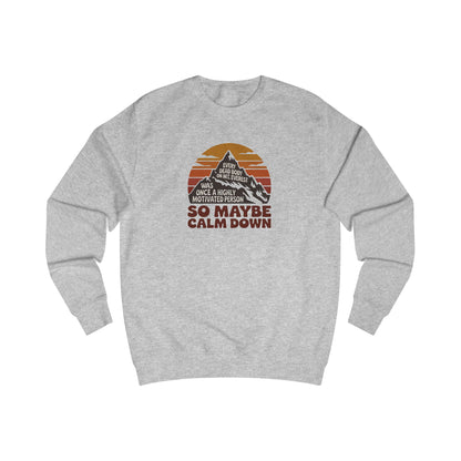 Everything in Moderation (Especially Fitness) – Mount Everest Retro Sweatshirt (Light)