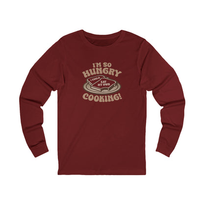 I'm So Hungry, I Could Eat My Own Cooking — Retro Long Sleeve (Dark)