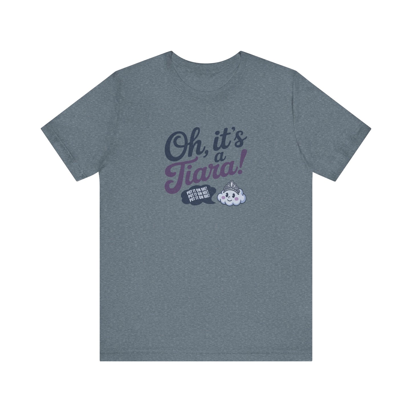 Oh, It’s a Tiara! (Put It On Me!) — Amy Farrah Fowler Retro Tee (Light)