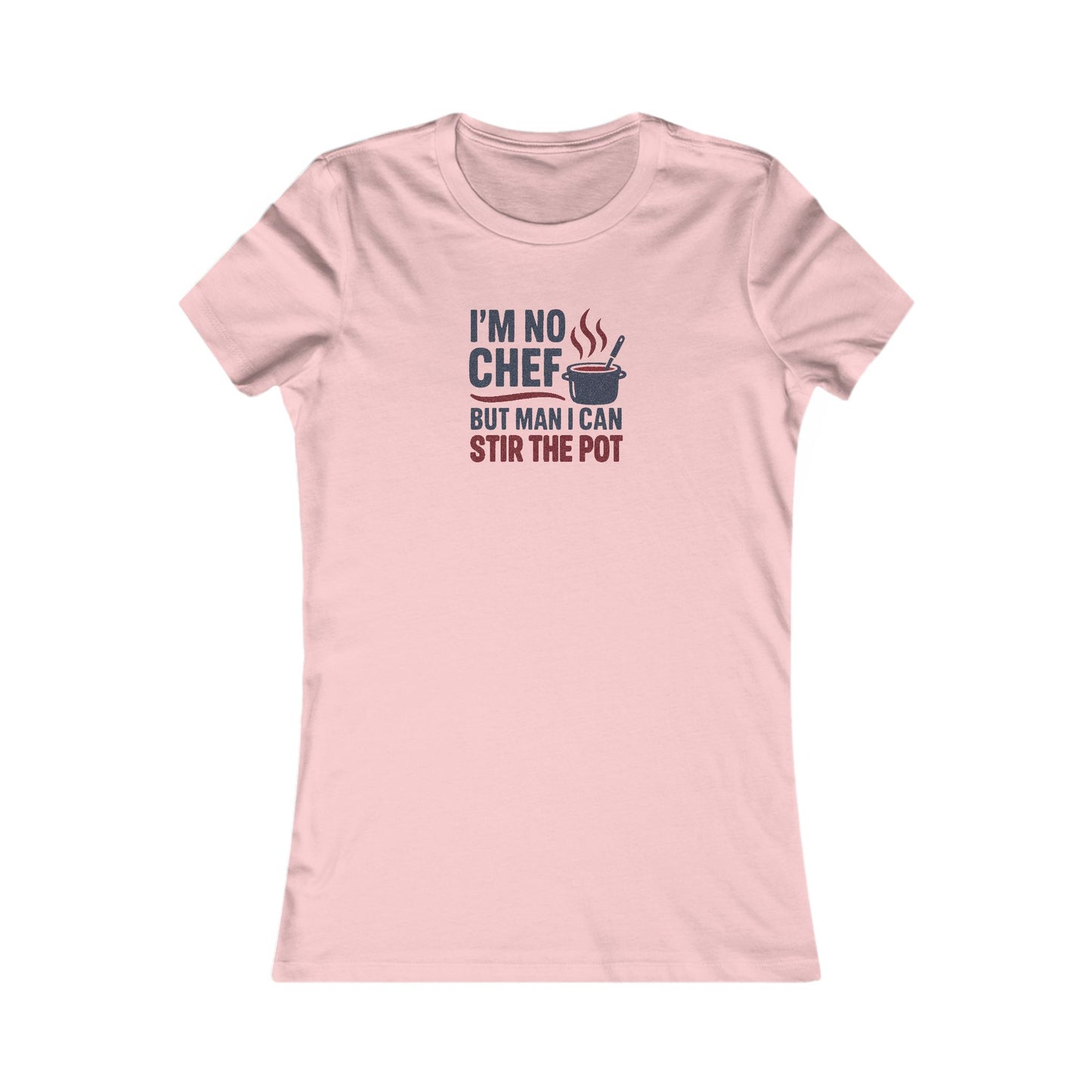 I'm No Chef, But Man I Stir the Pot — Retro Women's Tee (Light)