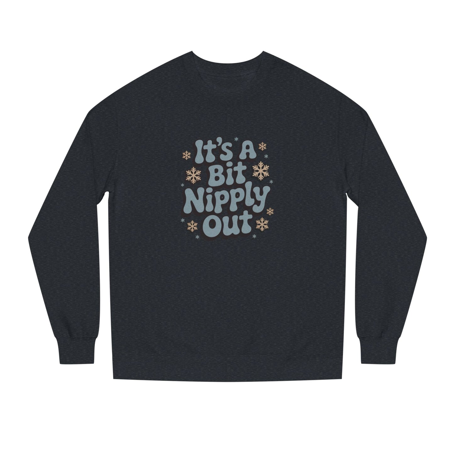 It's a Bit Nipply Out — Christmas Vacation Retro Sweatshirt (Dark)