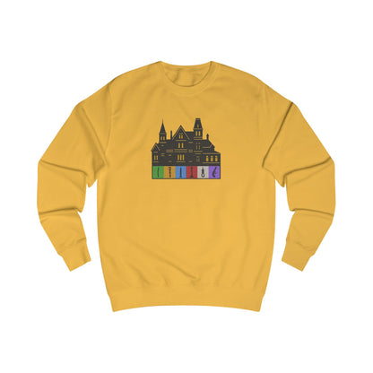 Welcome to Hill House (Off Route 41) — Clue Retro Sweatshirt (Light)