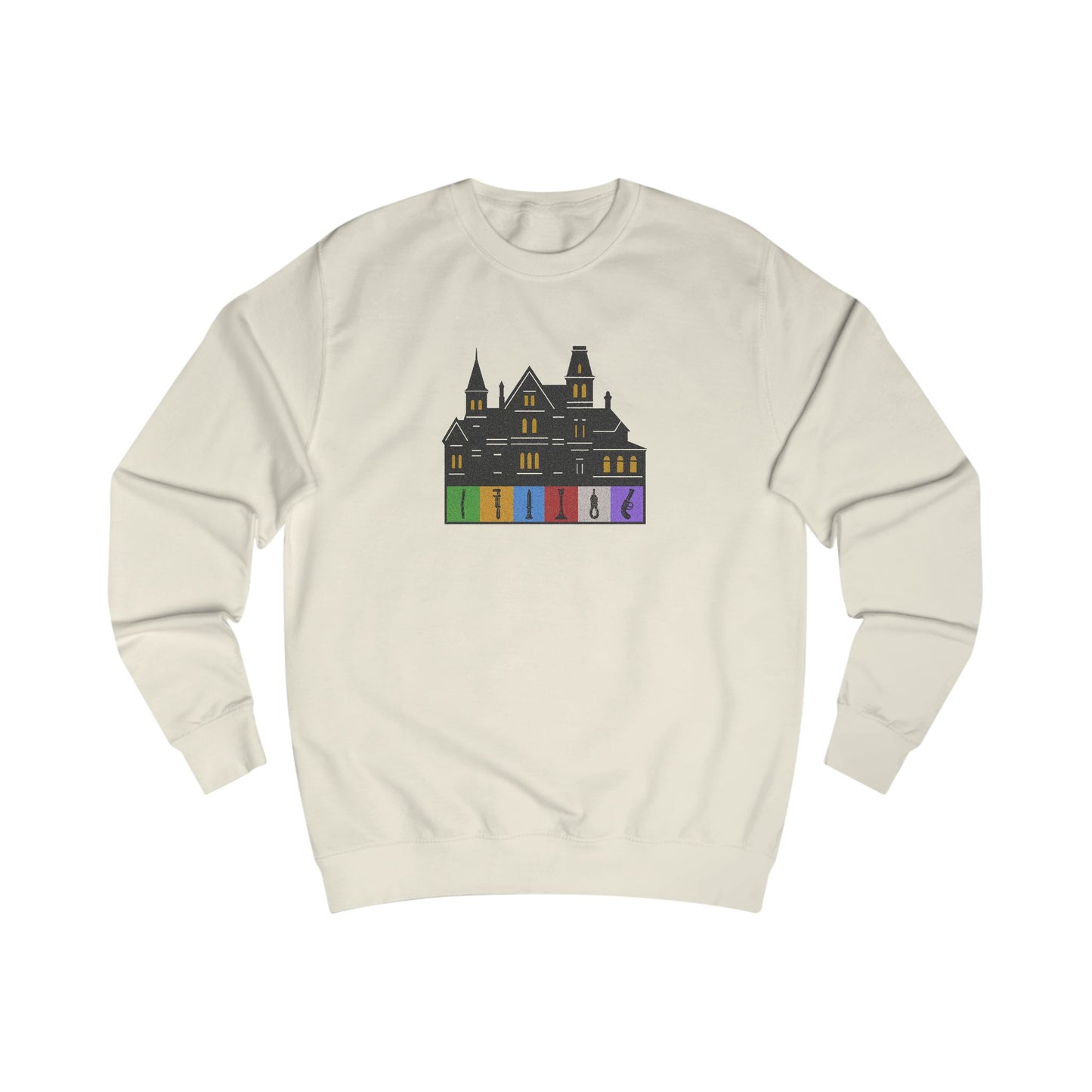 Welcome to Hill House (Off Route 41) — Clue Retro Sweatshirt (Light)