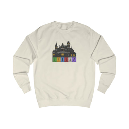 Welcome to Hill House (Off Route 41) — Clue Retro Sweatshirt (Light)