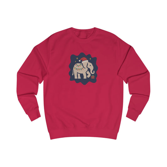 White Elephant Season — Retro Christmas Sweatshirt (Light)