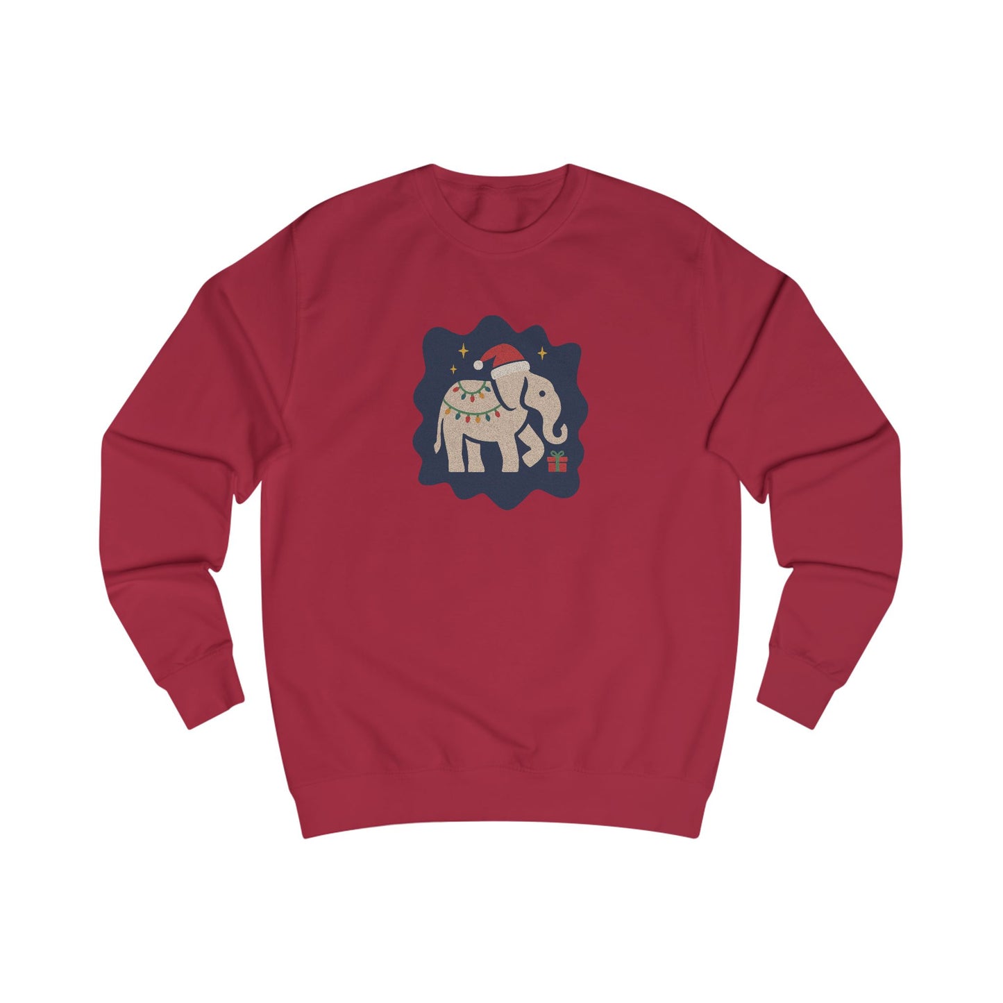 White Elephant Season — Retro Christmas Sweatshirt (Light)