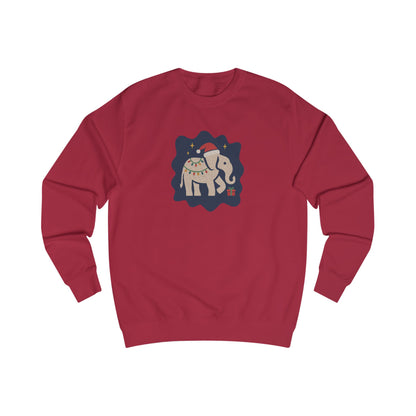 White Elephant Season — Retro Christmas Sweatshirt (Light)