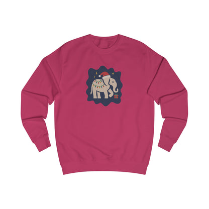 White Elephant Season — Retro Christmas Sweatshirt (Light)
