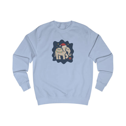 White Elephant Season — Retro Christmas Sweatshirt (Light)