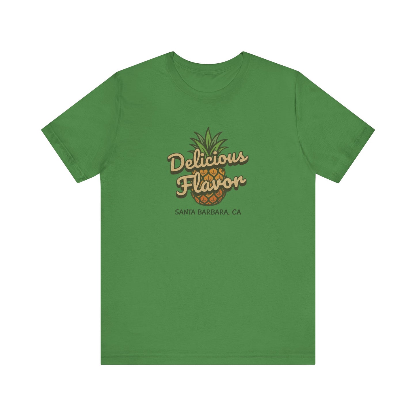 Delicious Flavor — Santa Barbara Pineapple Retro Tee (Light)