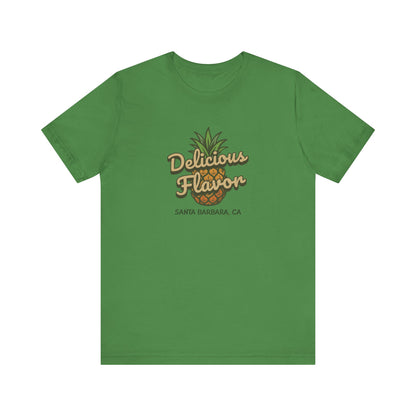 Delicious Flavor — Santa Barbara Pineapple Retro Tee (Light)