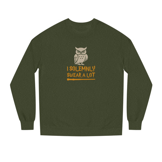 I Solemnly Swear a Lot — Harry Potter Retro Sweatshirt (Dark)