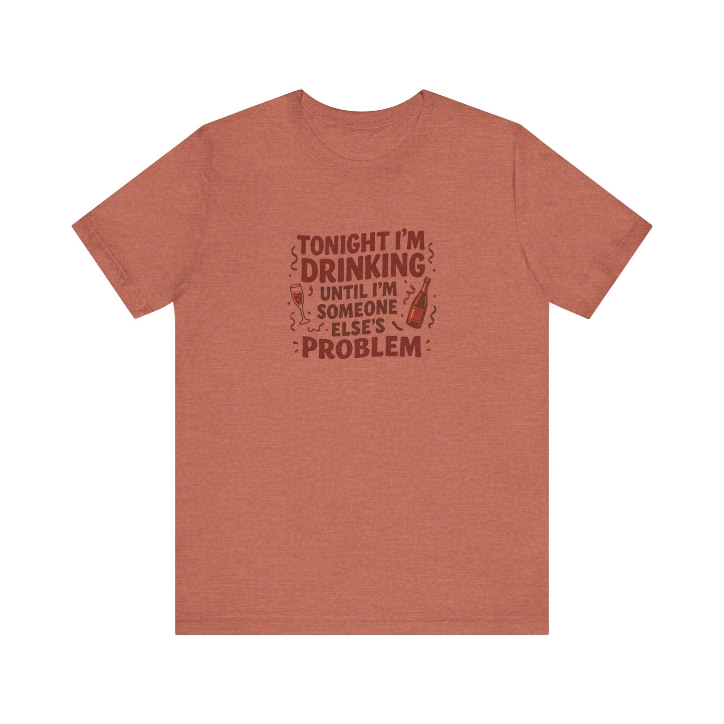The Problem is Coming From Inside the Bar — Retro Tee (Light)