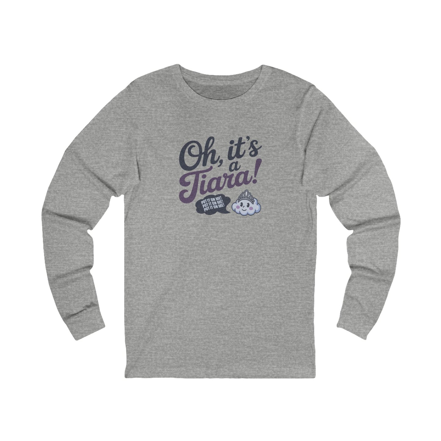 Oh, It’s a Tiara! (Put It On Me!) — Amy Farrah Fowler Retro Long Sleeve (Light)