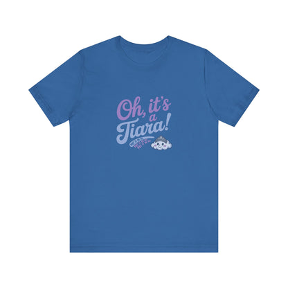 Oh, It’s a Tiara! (Put It On Me!) — Amy Farrah Fowler Retro Tee (Dark)