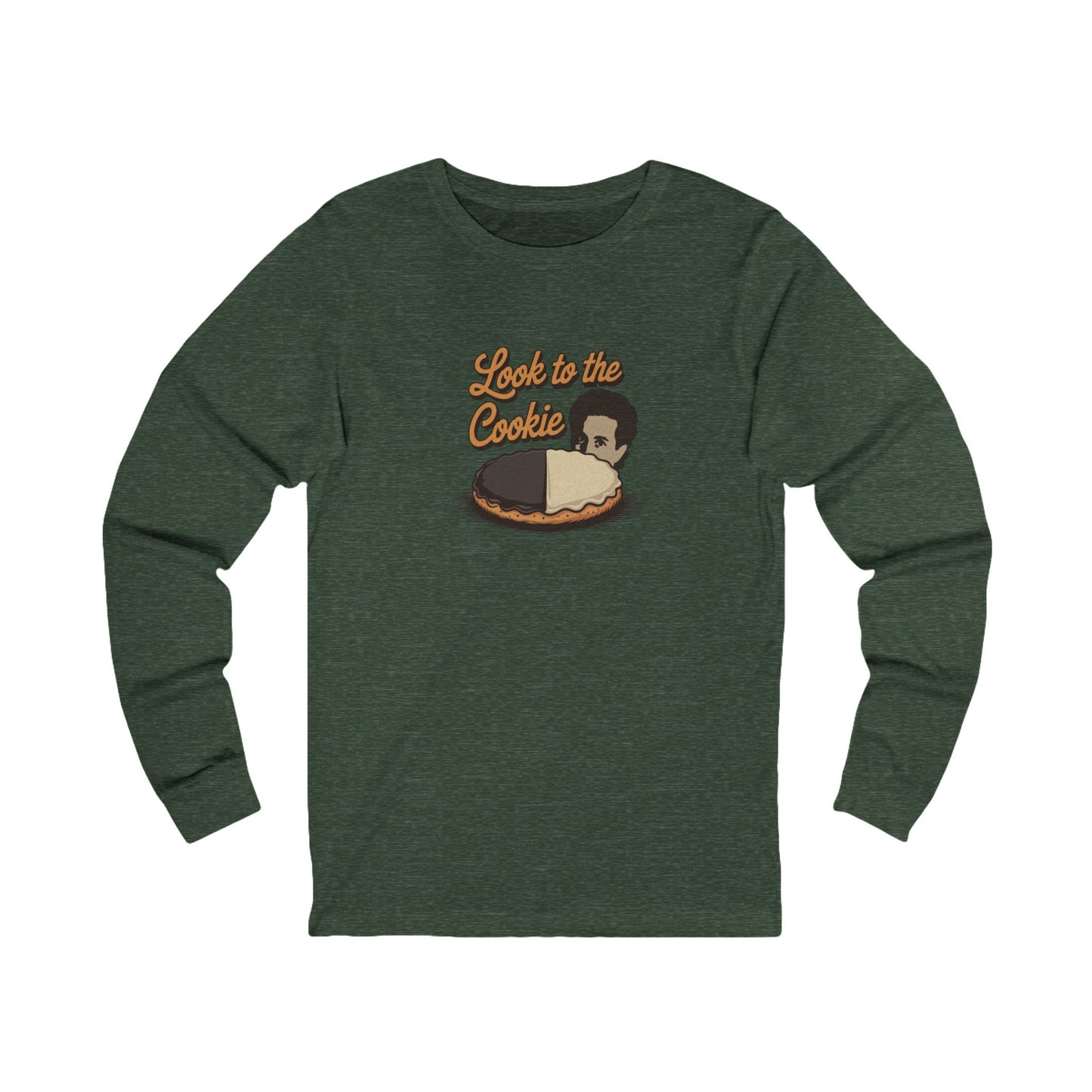 Look to the (Black-and-White) Cookie — Seinfeld Retro Long Sleeve (Dark)