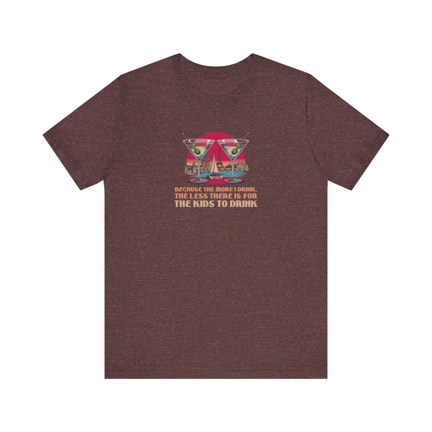 Open Bar (for the Kids) — Friends Retro Tee (Dark)