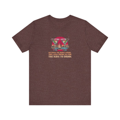 Open Bar (for the Kids) — Friends Retro Tee (Dark)