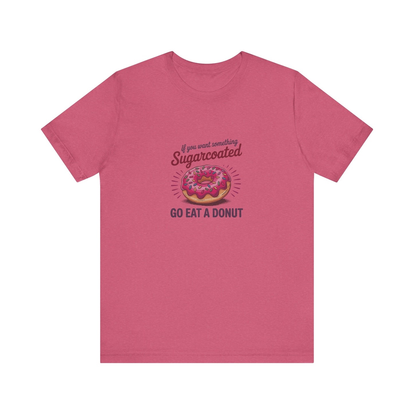 Sugarcoated (Go Eat a Donut) — Retro Graphic Tee (Light)