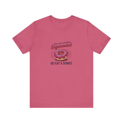 Sugarcoated (Go Eat a Donut) — Retro Graphic Tee (Light)