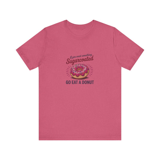 Sugarcoated (Go Eat a Donut) — Retro Graphic Tee (Light)