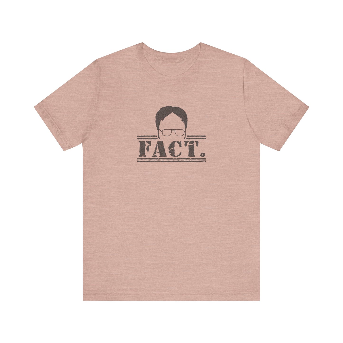 Dwight Schrute FACT. — The Office-Inspired Retro Tee (Light)