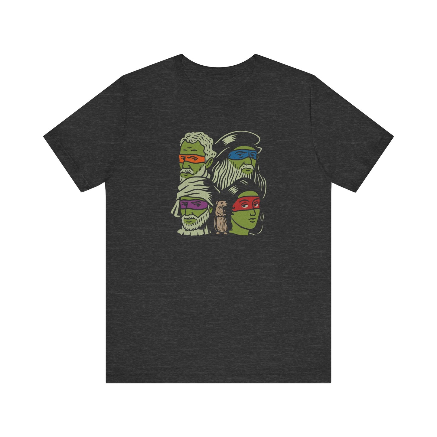 Renaissance Ninja Turtles — TMNT Retro Tee (Dark)