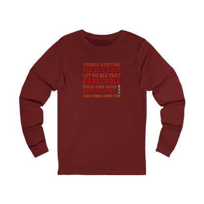 Let Me See That Casserole — Tootsee Roll Retro Long Sleeve (Dark)