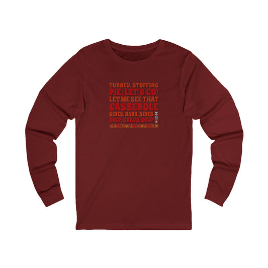 Let Me See That Casserole — Tootsee Roll Retro Long Sleeve (Dark)