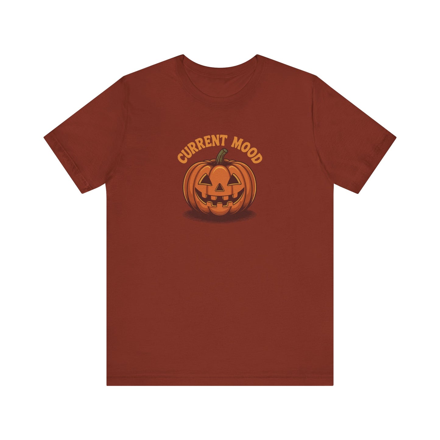 Current Mood (Vintage Jack) — Retro Halloween Tee (Dark)